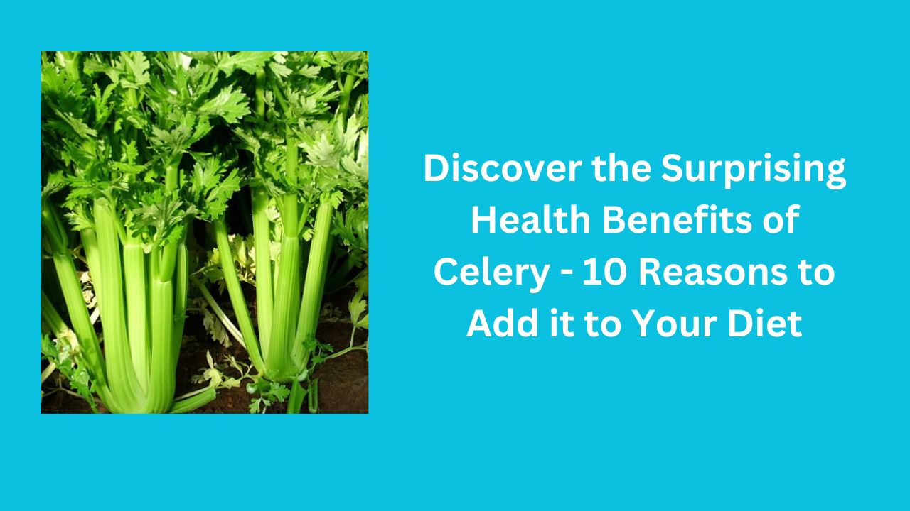 Discover the Surprising Health Benefits of Celery - 10 Reasons to Add it to Your Diet